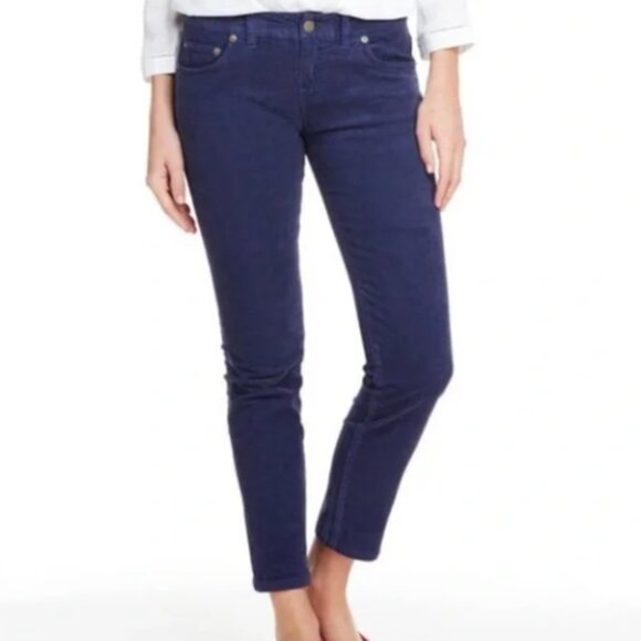 Vineyard Vines Nautical Skinny Ankle Corduroy Pants Size 10 - Picture 1 of 8
